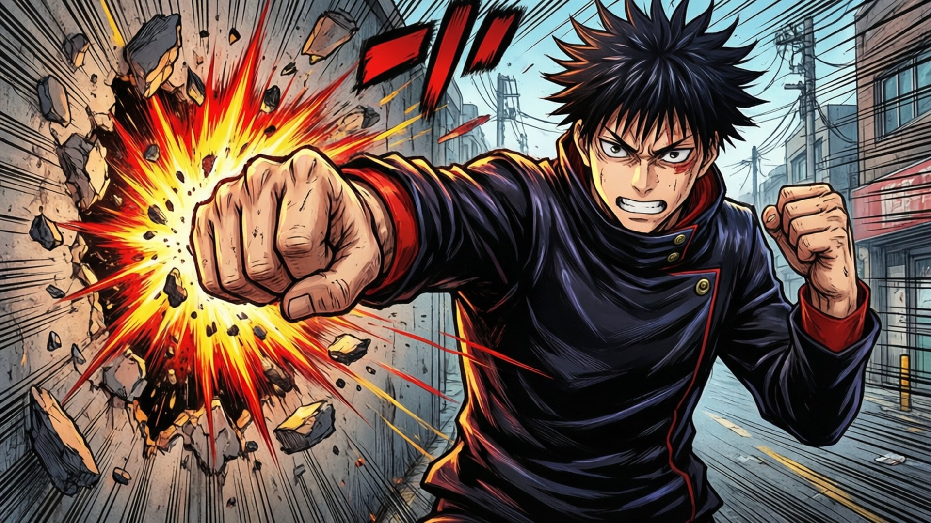 Yujin tuhoisa isku Taustakuvat