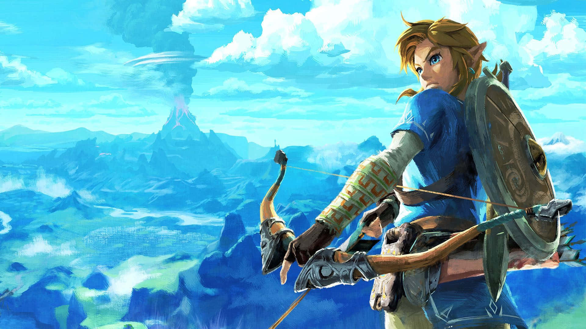 Zelda Botw Link jousi vedettynä Taustakuvat