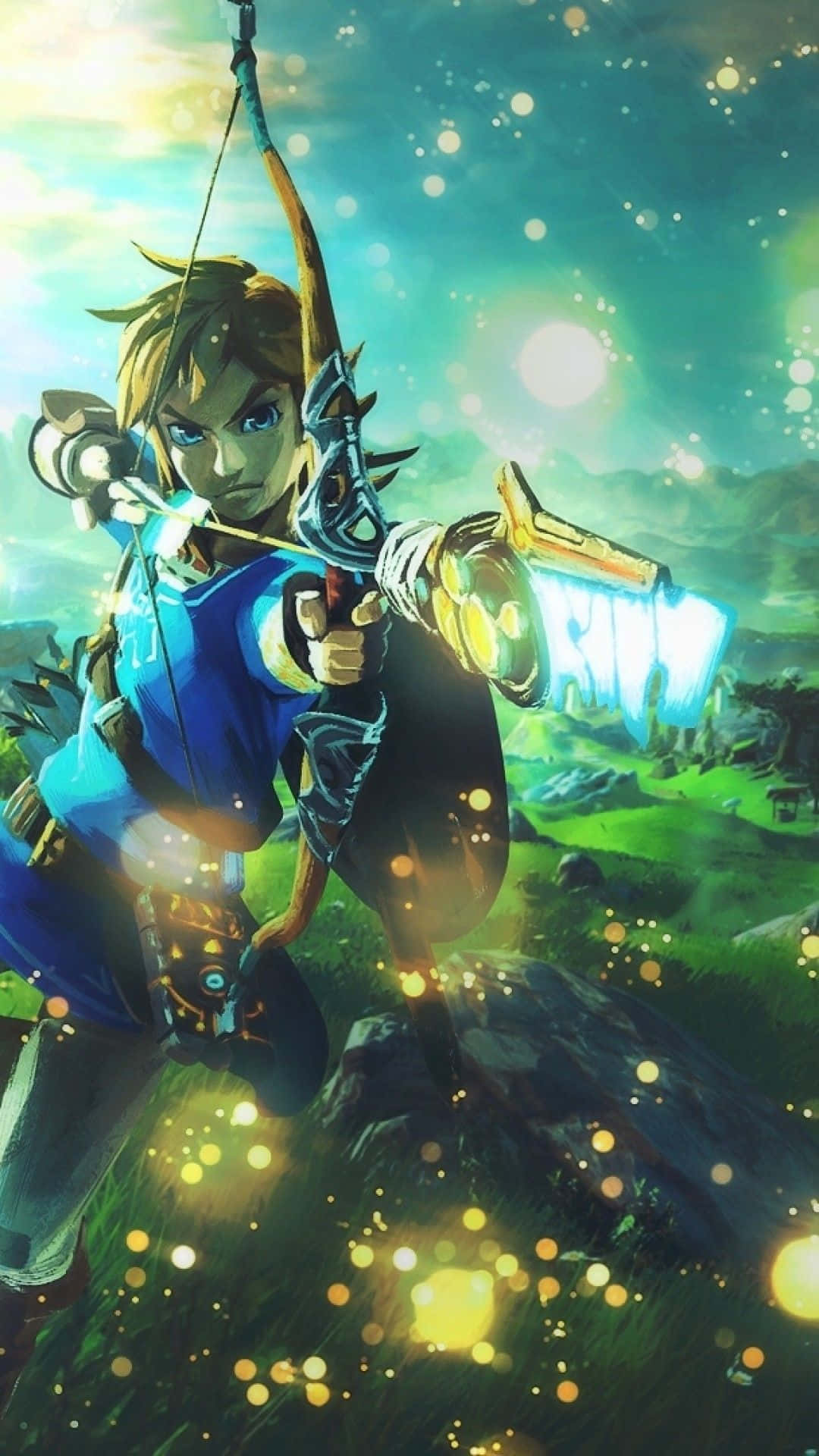 Zelda Botw Link Jousi Ja Nuoli Taustakuvat