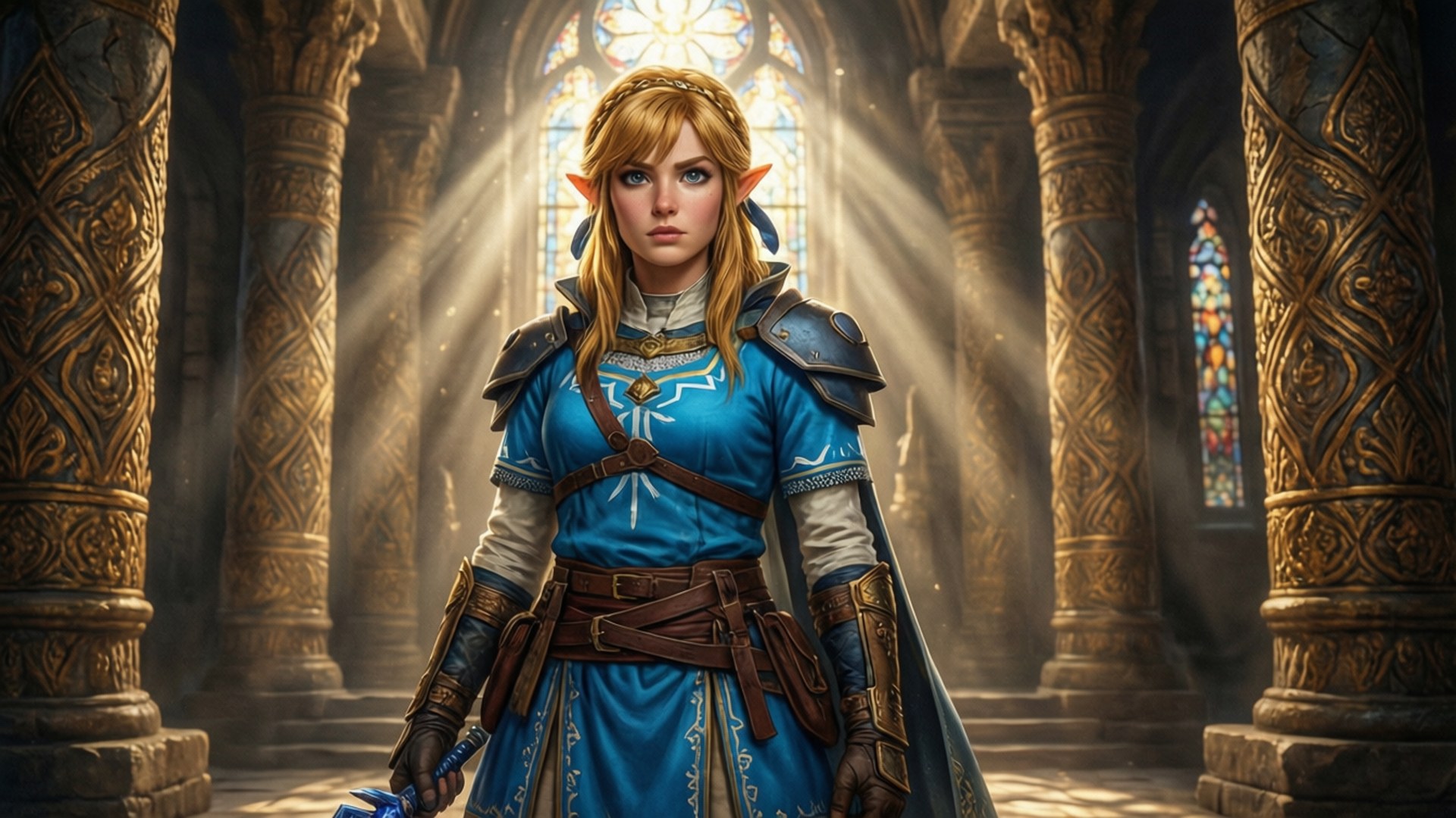 Zelda pyhässä temppelissä Taustakuvat