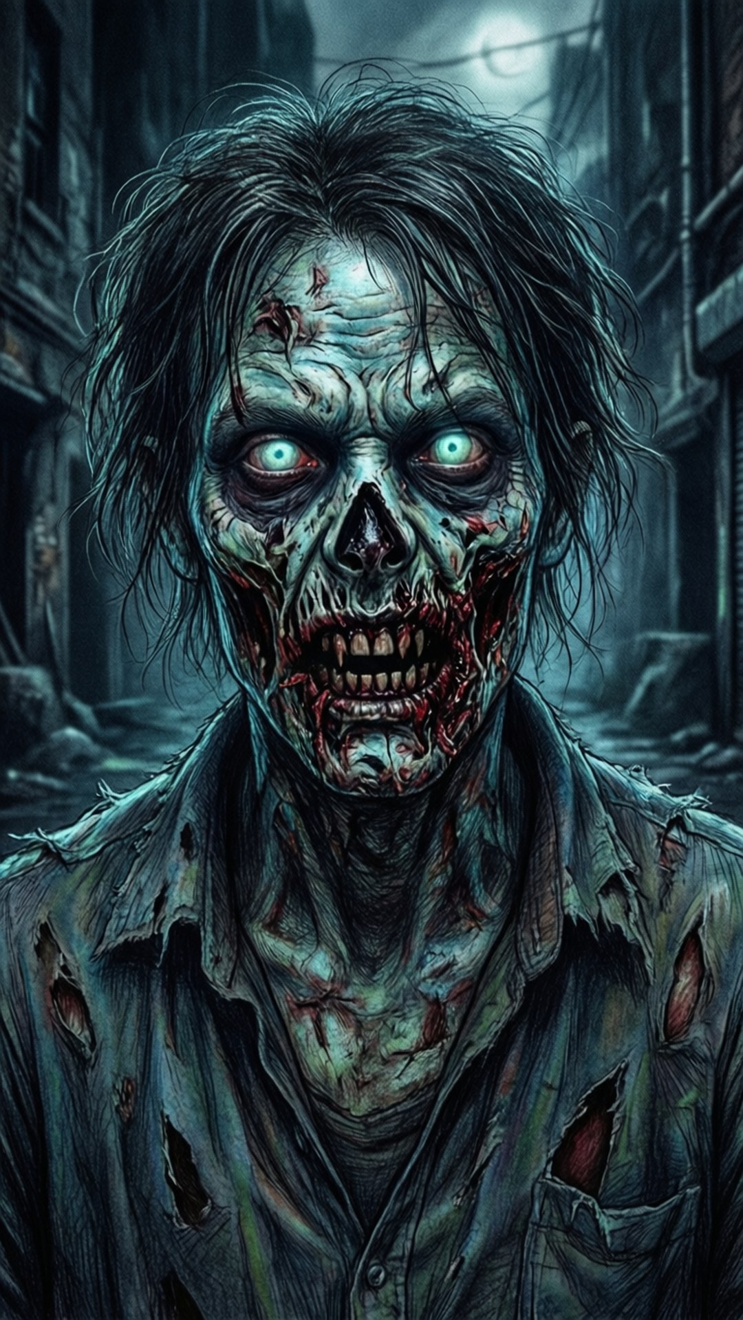 Zombikuja siisti piirros Taustakuvat