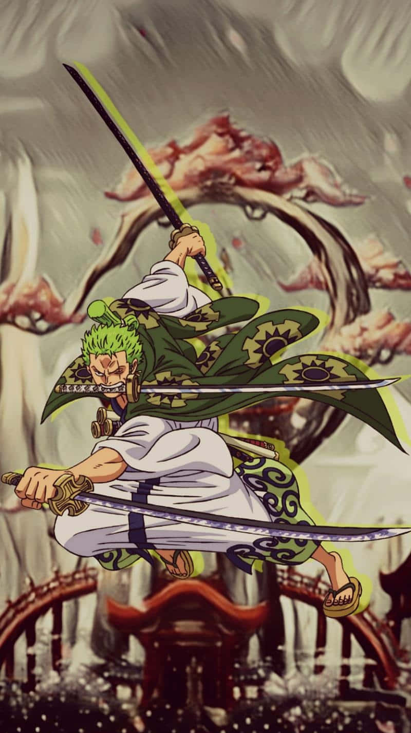 Zoro Wano taistelussa Taustakuvat