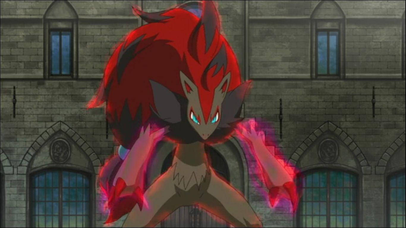 Zoroark Pokémon-animaatiossa Taustakuvat