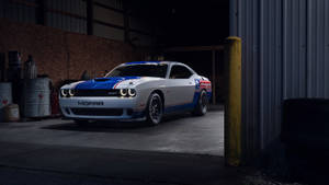 2021 Sininen Dodge Challenger