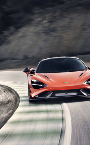 765 LT punainen McLaren iPhone — Moto Pad 70 Taustakuvat