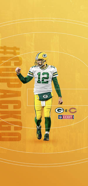 Aaron Rodgers NFL 2019 -julistetaustakuva — iPhone 14 Plus Taustakuvat
