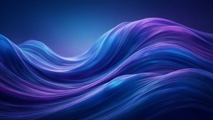 Abstrakti gradienttiaalletaide kaksoisnäytöille. — 3840x1080 Taustakuvat