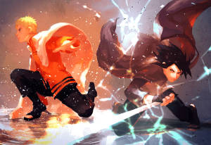 Aikuiset Naruto ja Sasuke -kaksikko -taustakuva — Naruto ja sasuke Taustakuvat