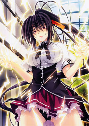 Highschool DxD Akeno Thunder -taustakuva. — OnePlus Pad 2 Pro Taustakuvat