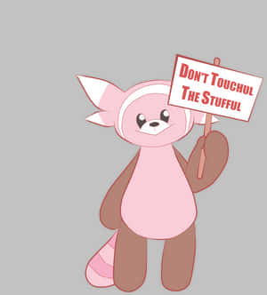 Älä koske Stuffuliin — Pokemon Taustakuvat
