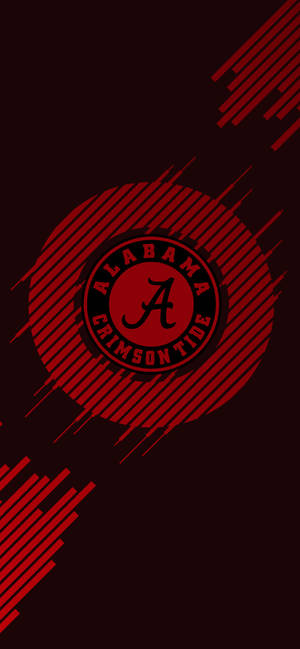 Alabama Crimson Tide tummanpunainen taide -taustakuva — iPhone 18 Taustakuvat
