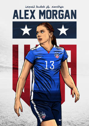 Alex Morgan Digitaalinen Taide -taustakuva — OnePlus Pad Go 2 Taustakuvat