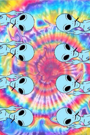 Alien Kaleidoskooppi Trippy Estetiikka