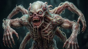Groteski hybridiolento hämärtää rajan alienin ja nekromorfin välillä.