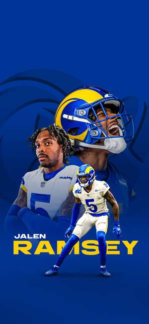 Jalen Ramsey Rams — iPhone 15 Pro Taustakuvat