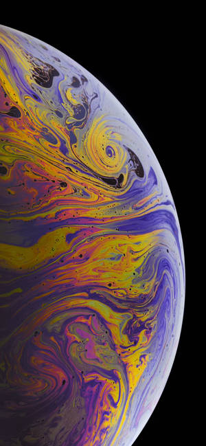 Ametisti Maa iPhone Xs -taustakuva
