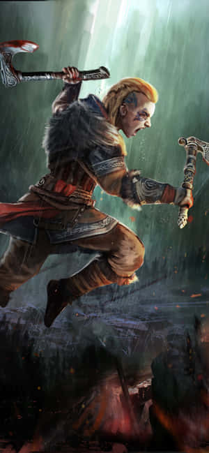 Android Assassin's Creed Valhalla -tausta — POCO M8 Power Taustakuvat