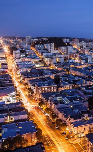 Android San Francisco -taustakuva — Galaxy Tab A11 Taustakuvat