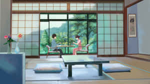 Animehuoneen taustakuva — Animehuone Taustakuvat