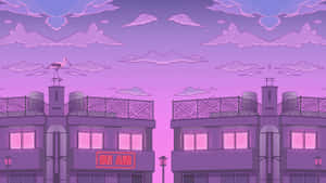Anime Cityn kuvia — Anime kaupunki Taustakuvat