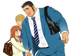 Animepari My love story -taustakuva — Anime pari GIF Taustakuvat