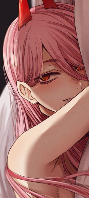 Anime pinkki pahis sarvilla — Honor Magic8 Pro Taustakuvat