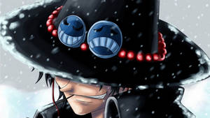 Animeprofiili Ace musta hattu — One piece työpöytä Taustakuvat