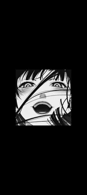 anime mustavalkoinen — Moto E14 Taustakuvat