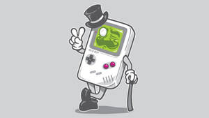 Antropomorfinen Game Boy -parodiataideteos taustakuva