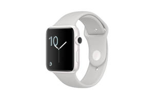 Apple Watch puhdas valkoinen kehys -taustakuva — Apple Watch Taustakuvat