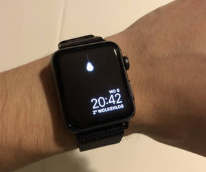 Apple Watch -roikkuva hehkulamppu -käyttöliittymä -taustakuva — Apple Watch Taustakuvat