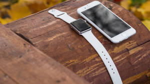 Apple Watch tunnusomainen valkoinen väri taustakuva — Apple Watch Taustakuvat