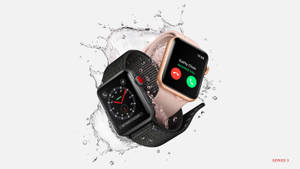 Apple Watchit veden roiskeen kanssa -taustakuva — Apple Watch Taustakuvat