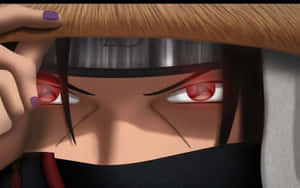 Arvoituksellinen Itachi Uchiha seisoo luottavaisena kuunvalon loisteessa. — Itachi Taustakuvat