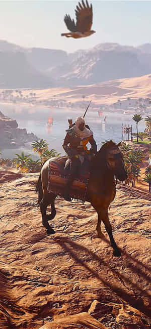 Iphone X Assassin's Creed Origins -tausta — POCO C85x Taustakuvat