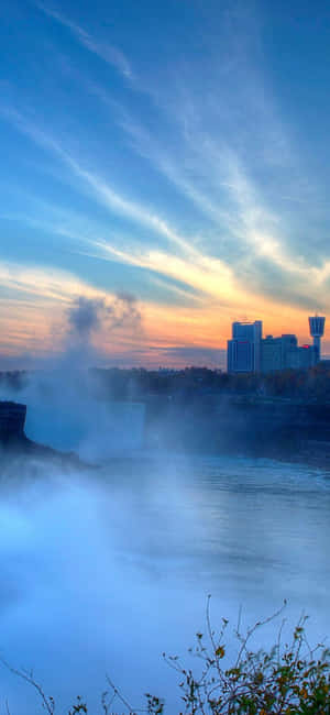 Iphone X Niagara Putoukset Taustakuva — Moto G77 Taustakuvat