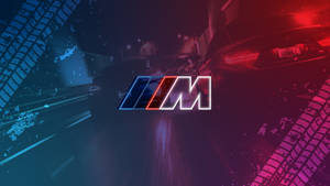 Autojen renkaanjäljet BMW M -logo — Bmw Taustakuvat