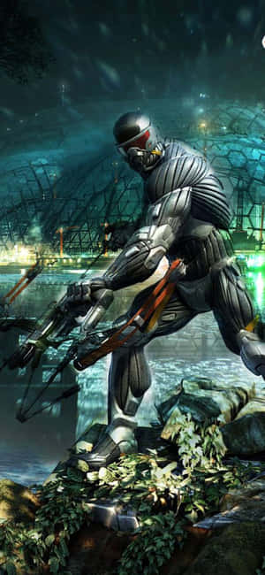 iPhone X Crysis 3 -tausta — OnePlus 13T Taustakuvat