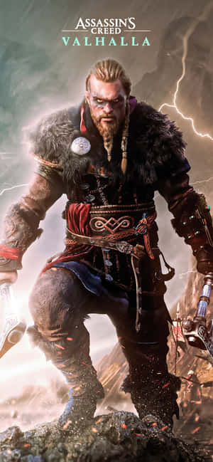 Iphone Xs Max Assassin's Creed Valhalla -taustakuva — Samsung S21 Ultra Taustakuvat