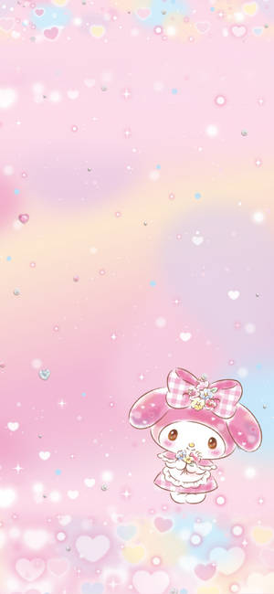 Baby My Melody -taustakuva — iPhone 15 Taustakuvat
