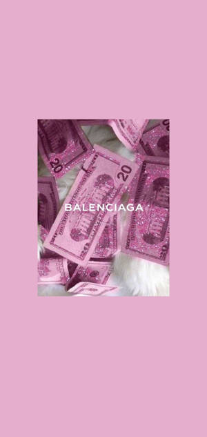 Balenciaga Aesthetic Purple Poster -taustakuva — iPhone 15 Taustakuvat