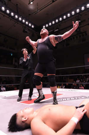 Bam Bam Bigelow WWE juhlii voittoa — Huawei MatePad 11.5 (2026) Taustakuvat