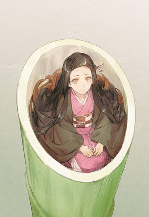 Bambu Demon Slayer Nezuko — Anime demoni Taustakuvat