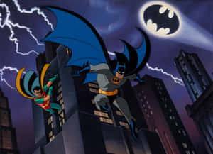 Batman Animaatiosarja Bat-Signaali Robin — Batman Taustakuvat