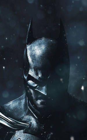 Batman lumisateessa lähikuva -taustakuva