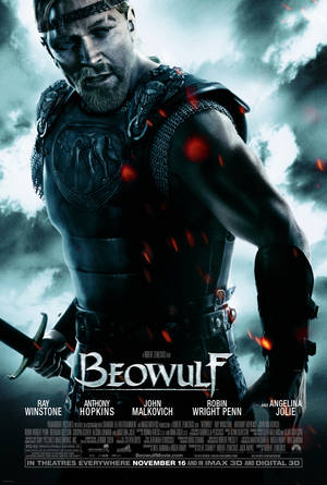 Beowulf-juliste Ray Winstone — Huawei MatePad Taustakuvat