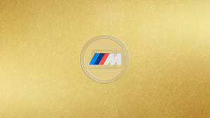 BMW M -logo kultainen — Kultainen estetiikka Taustakuvat