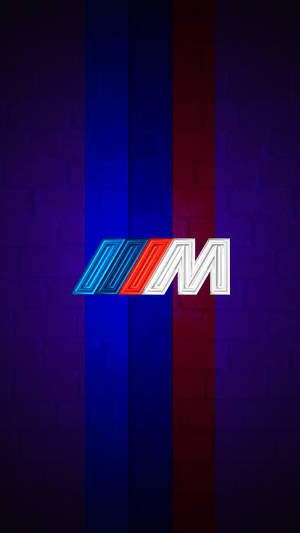 BMW M-logo violetilla raidoilla — Bmw Taustakuvat
