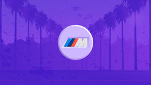 BMW M -logo violetit palmut — Bmw Taustakuvat