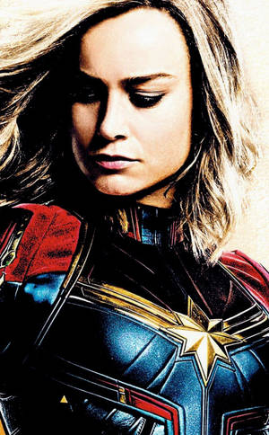 Brie Larson Captain Marvel iPhone — Galaxy Tab Active5 Pro Taustakuvat